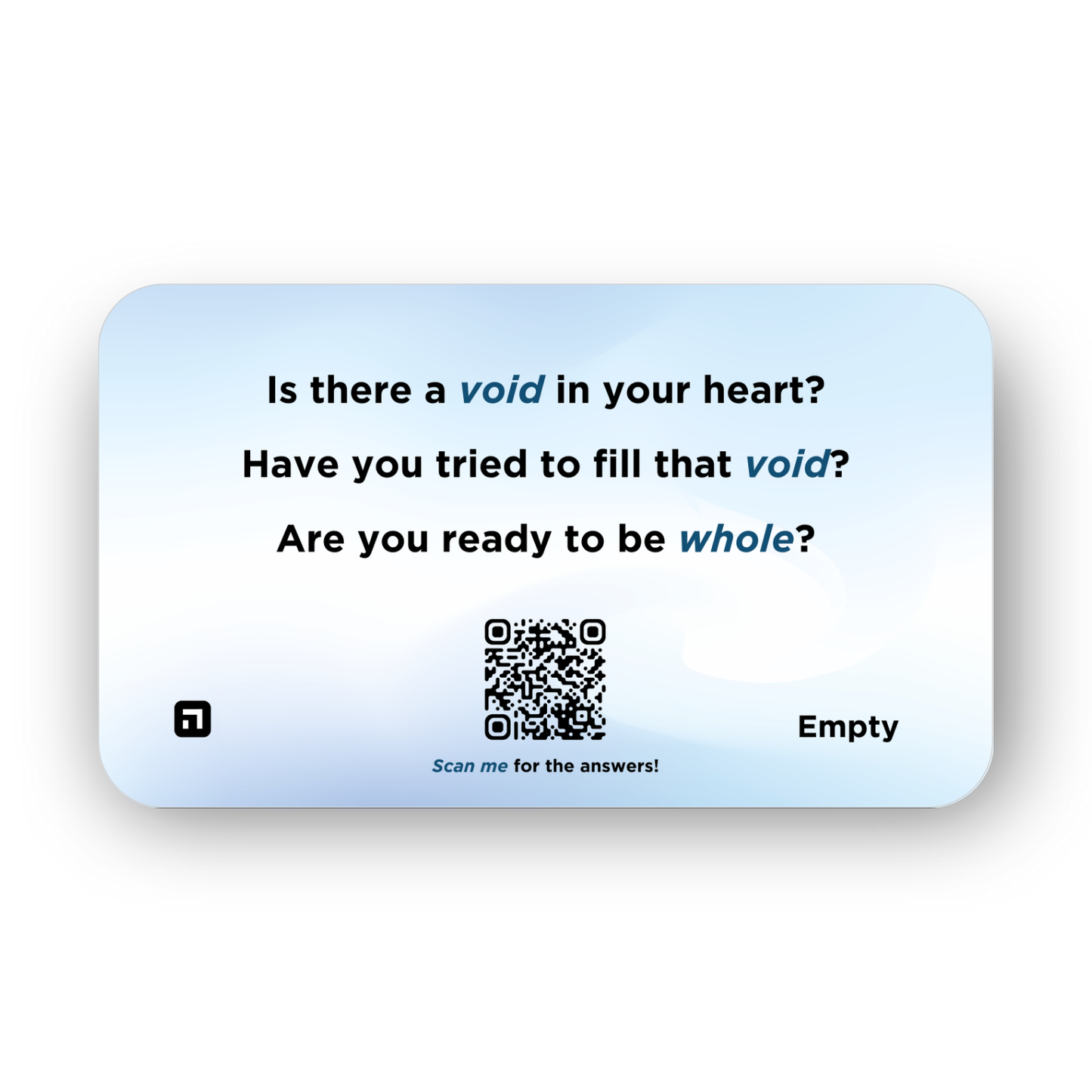 Empty Card (50-Pack)