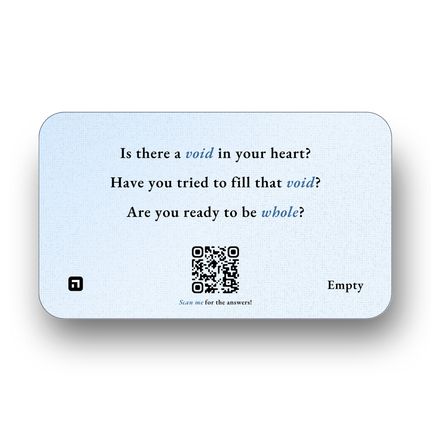 Empty Card (50-Pack)