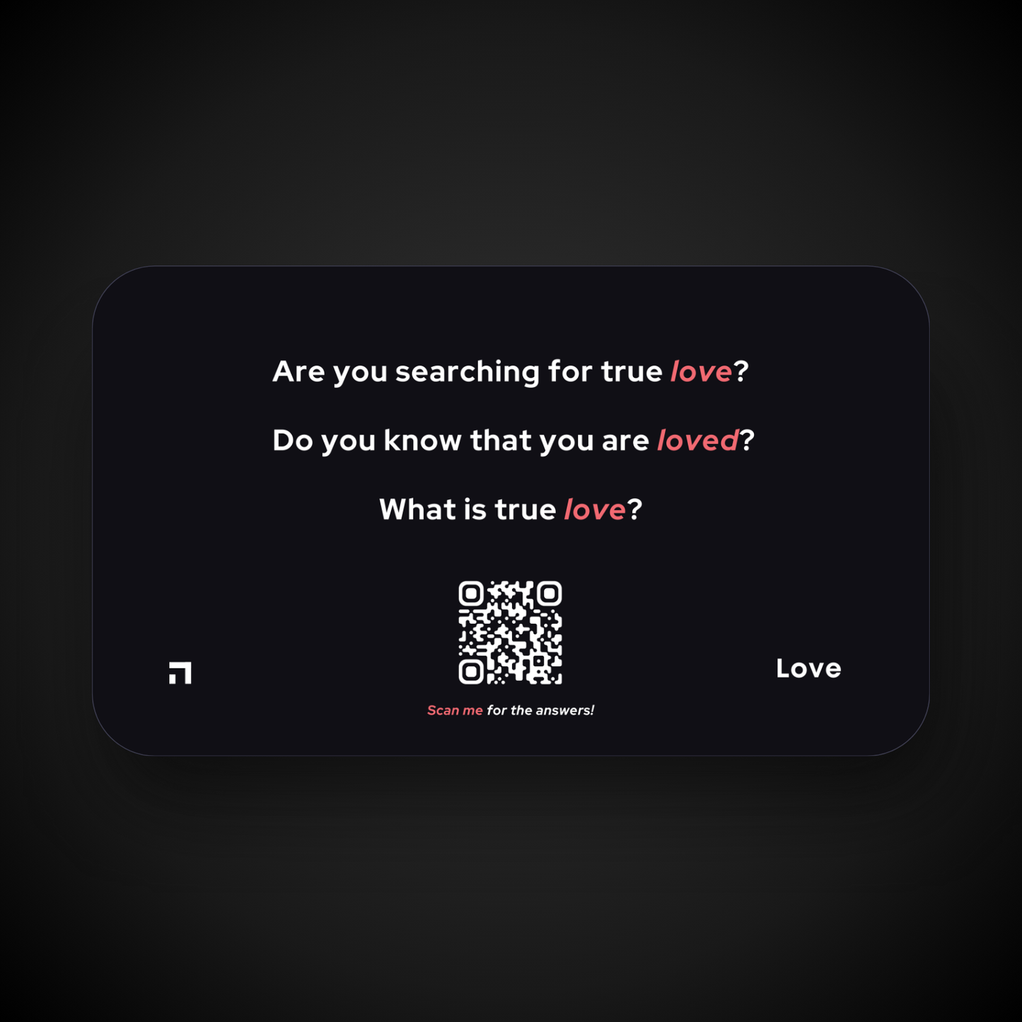 Love Card (50-Pack)