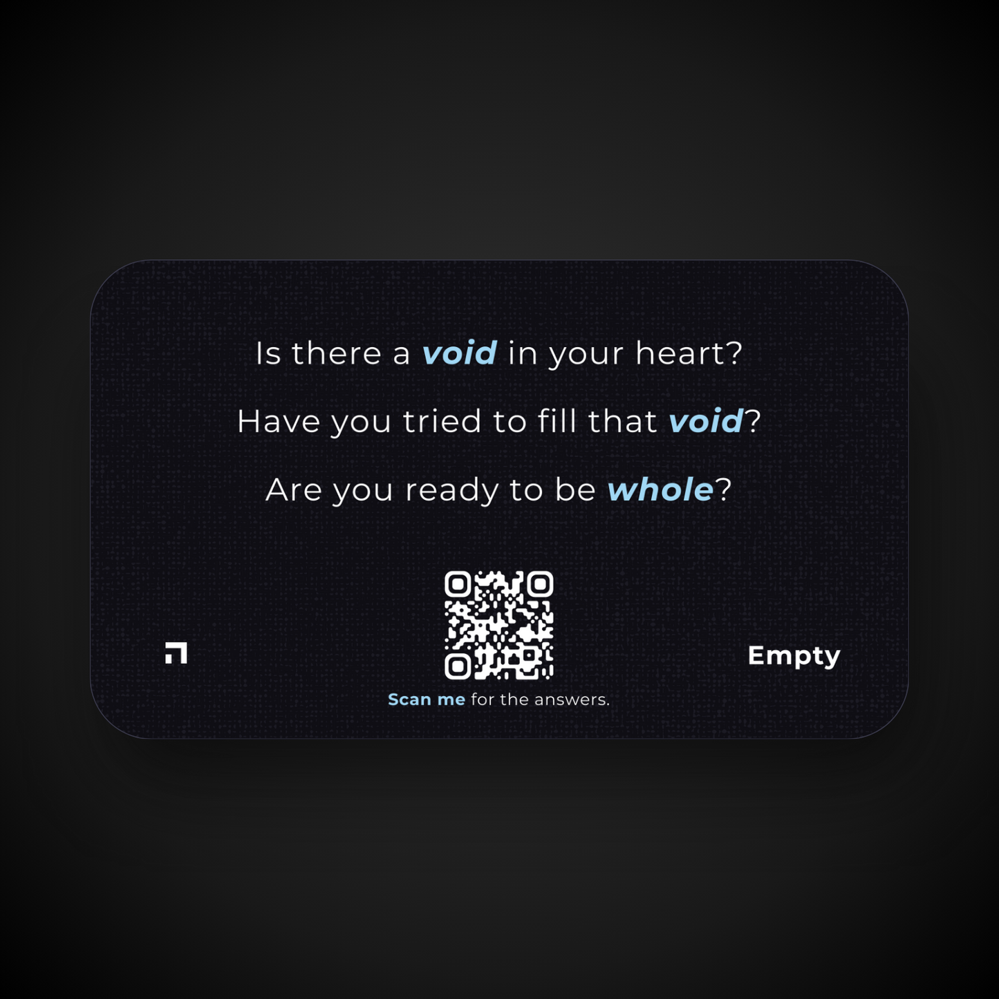Empty Card (50-Pack)