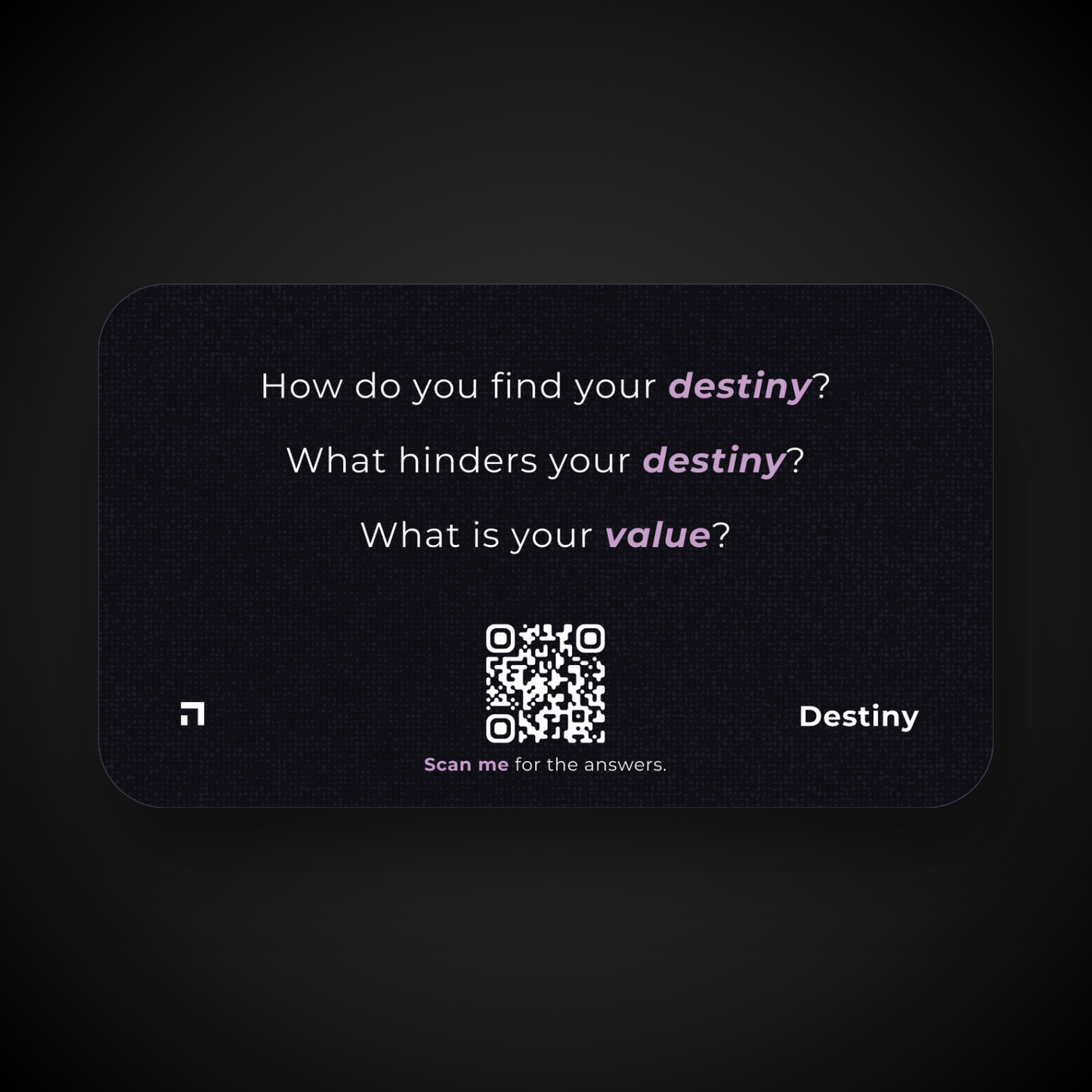 Destiny Card (50-Pack)