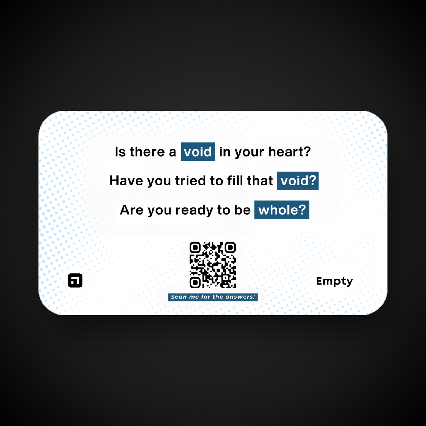 Empty Card (50-Pack)