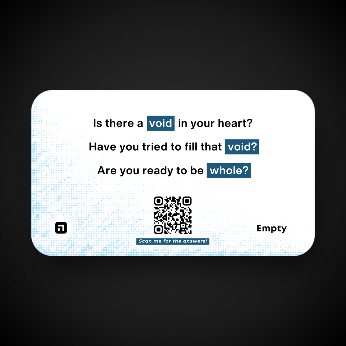 Empty Card (50-Pack)