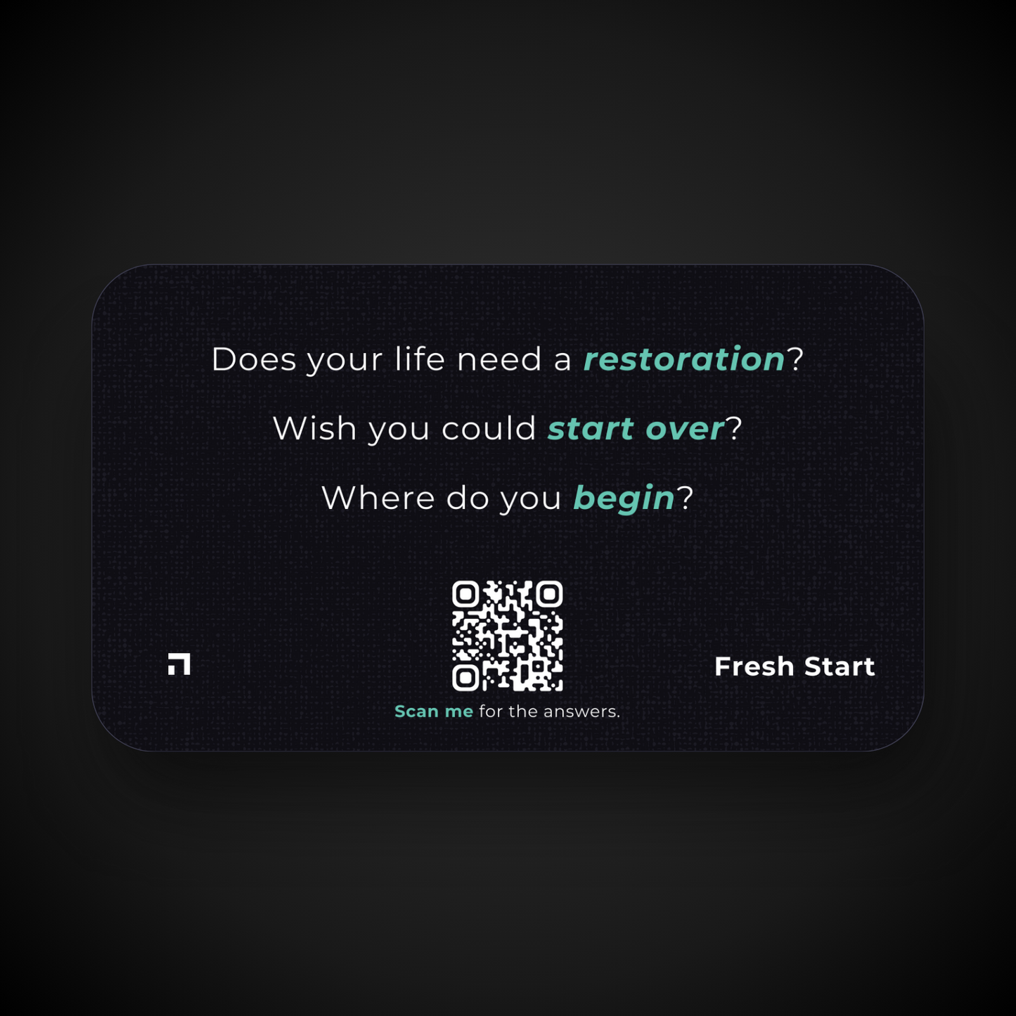 Fresh Start Card (50-Pack)
