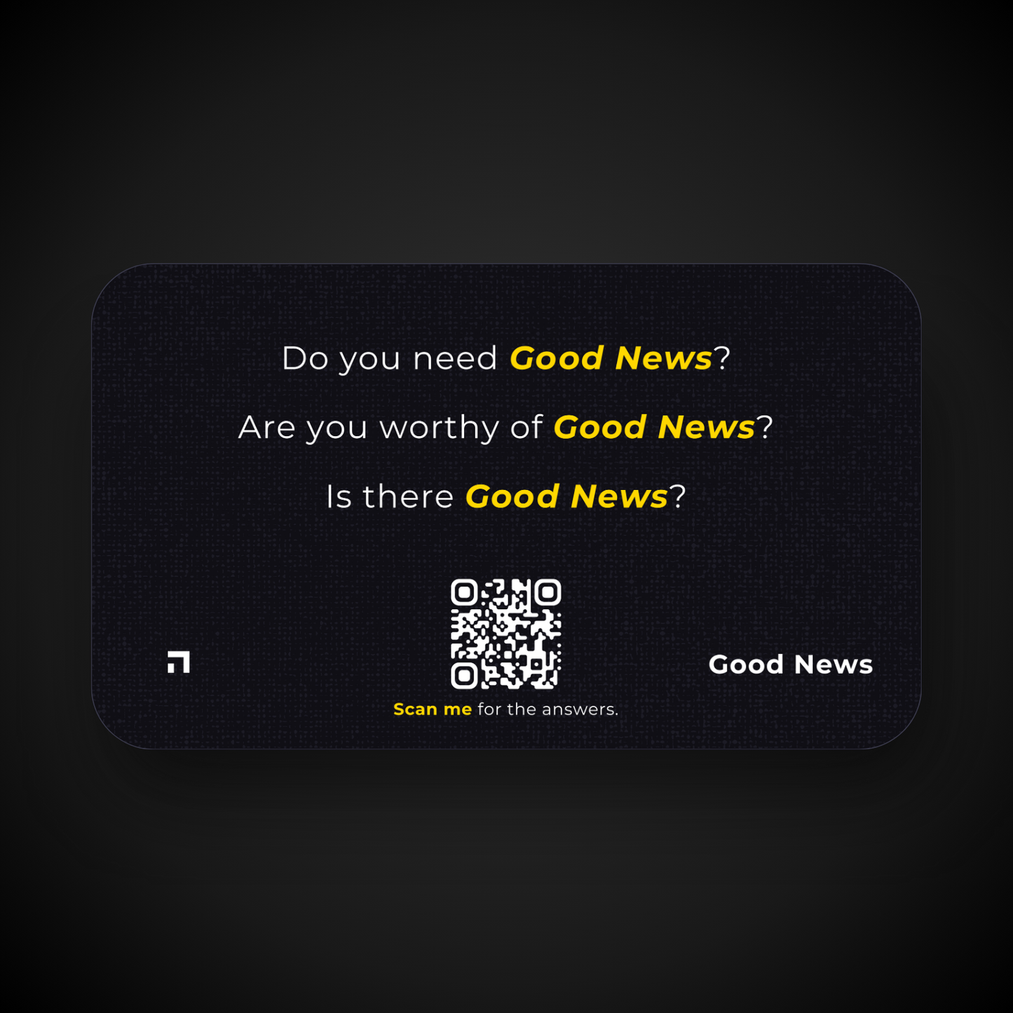 Good News Card (50-Pack)