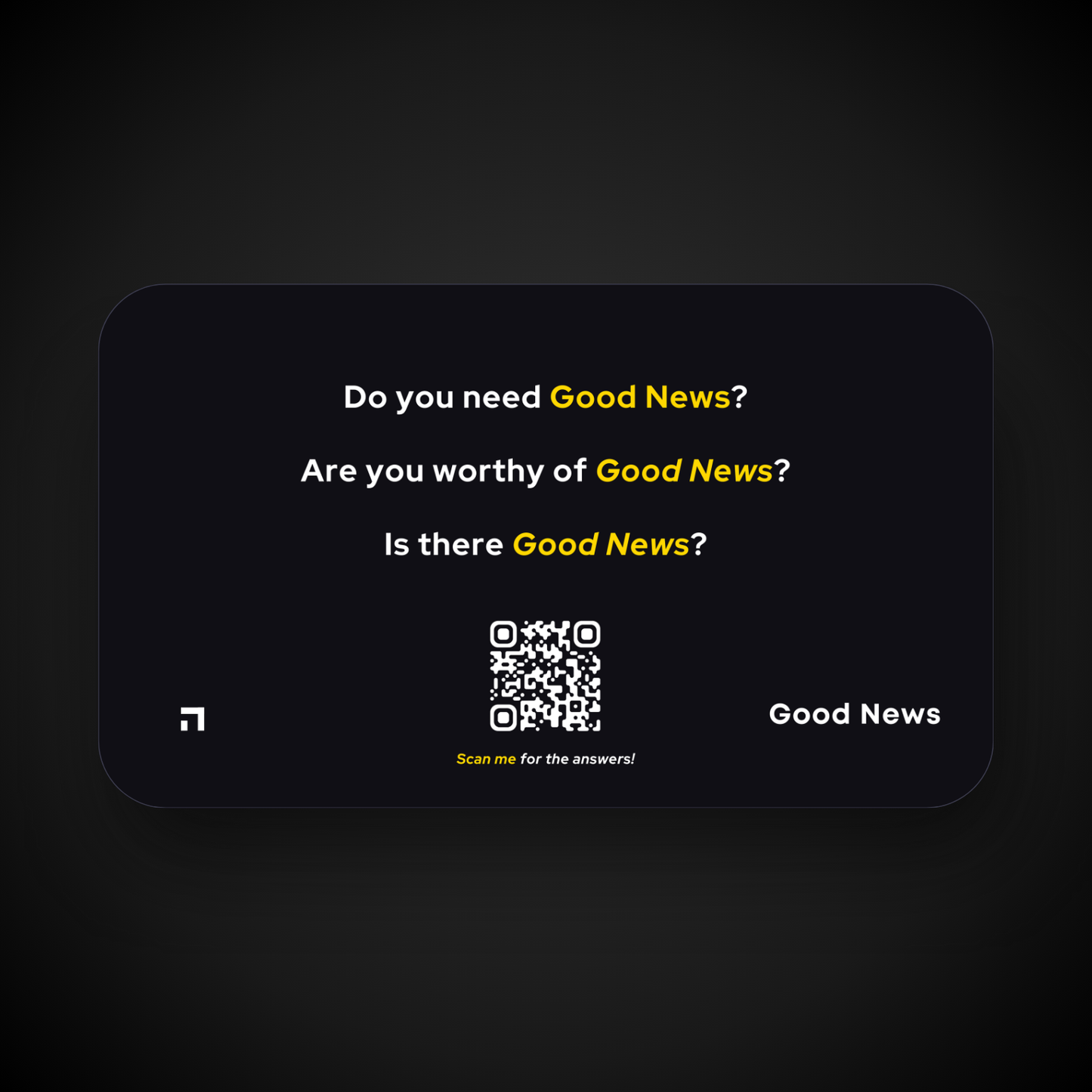 Good News Card (50-Pack)
