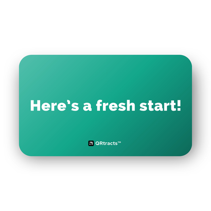 Fresh Start Card (50-Pack)