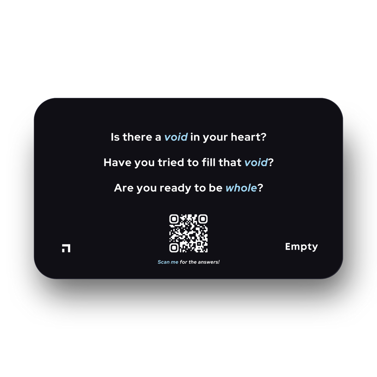 Empty Card (50-Pack)