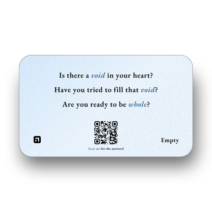 Empty Card (50-Pack)