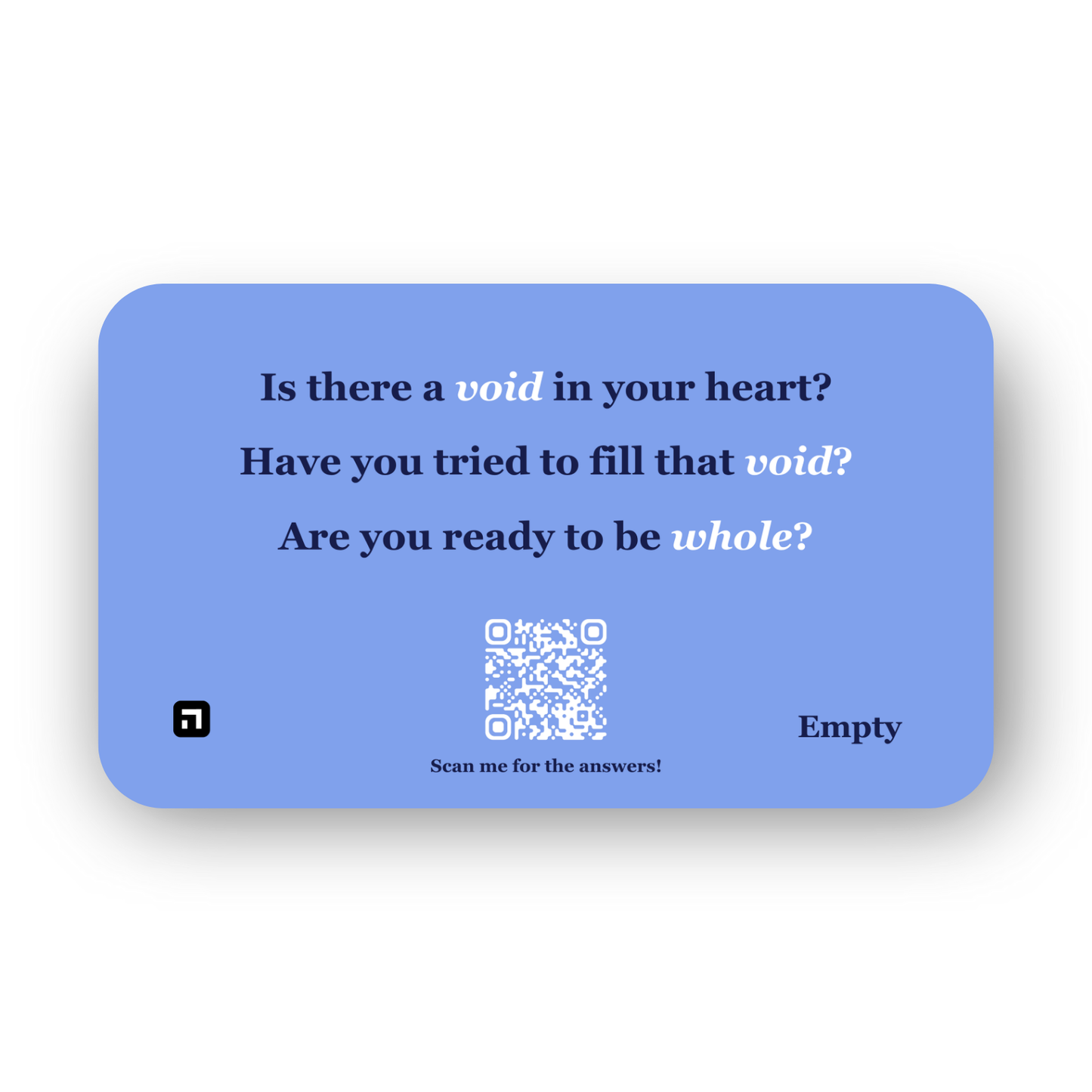 Empty Card (50-Pack)