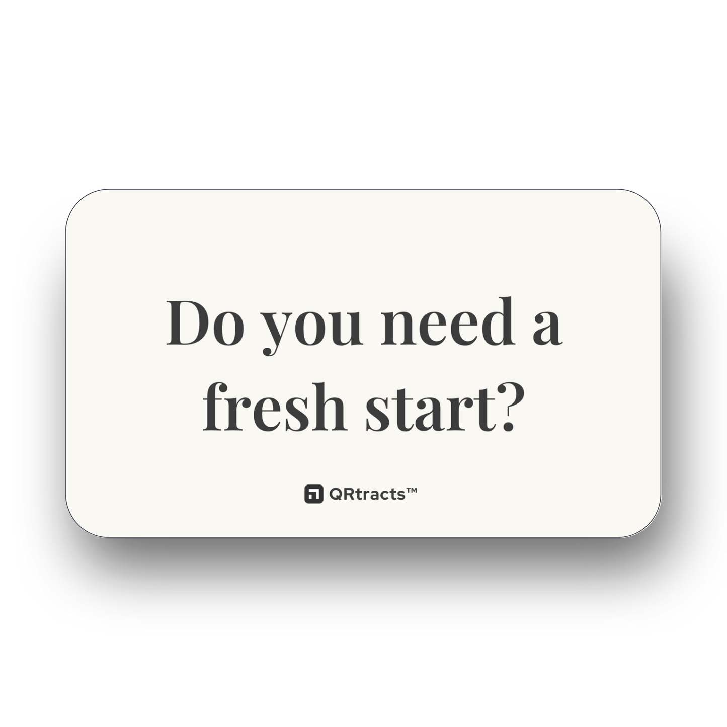 Fresh Start Card (50-Pack)