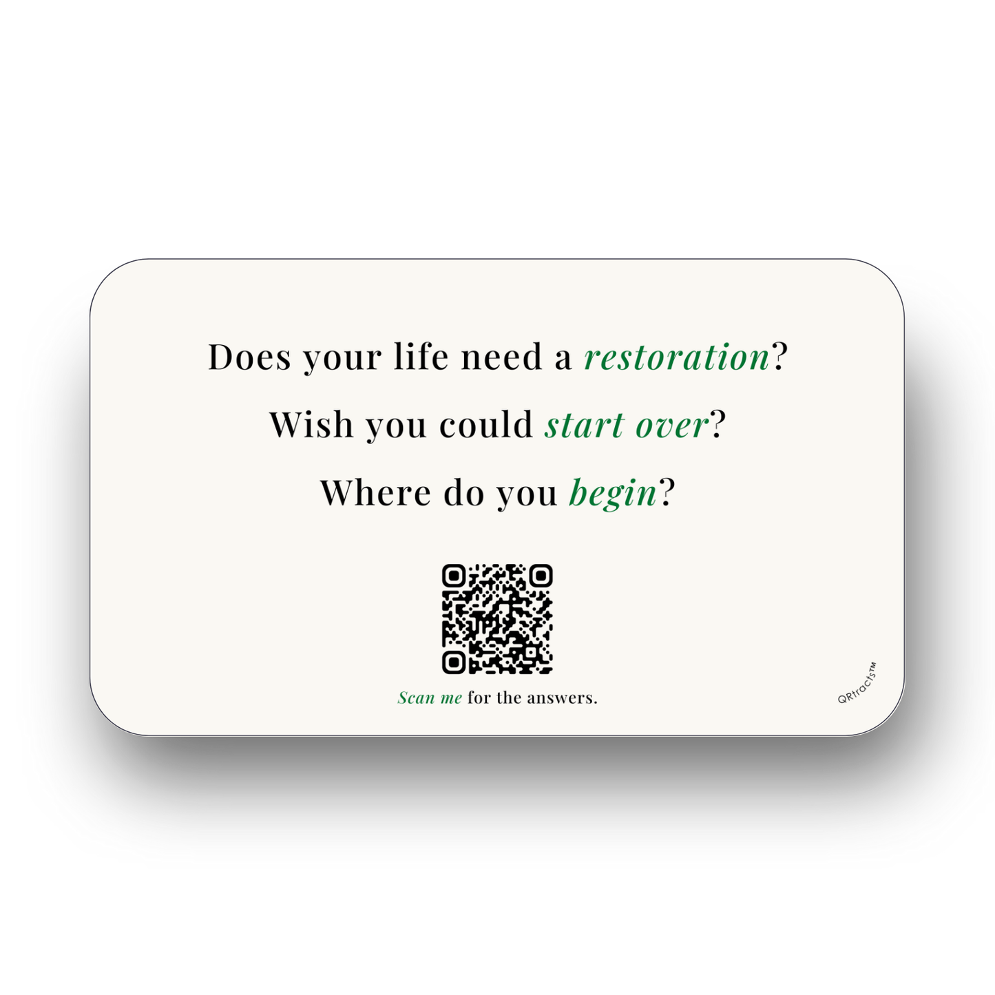 Fresh Start Card (50-Pack)
