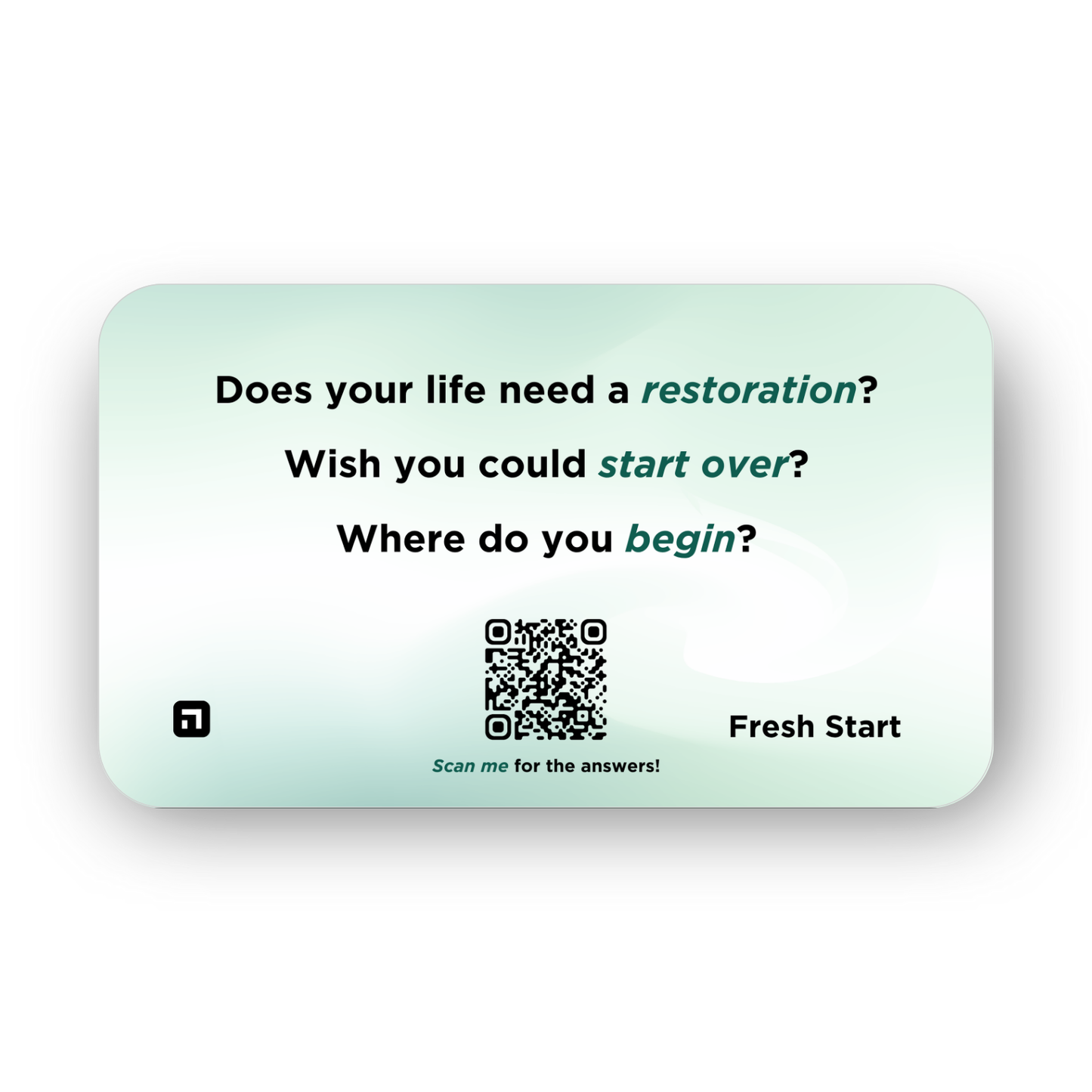 Fresh Start Card (50-Pack)