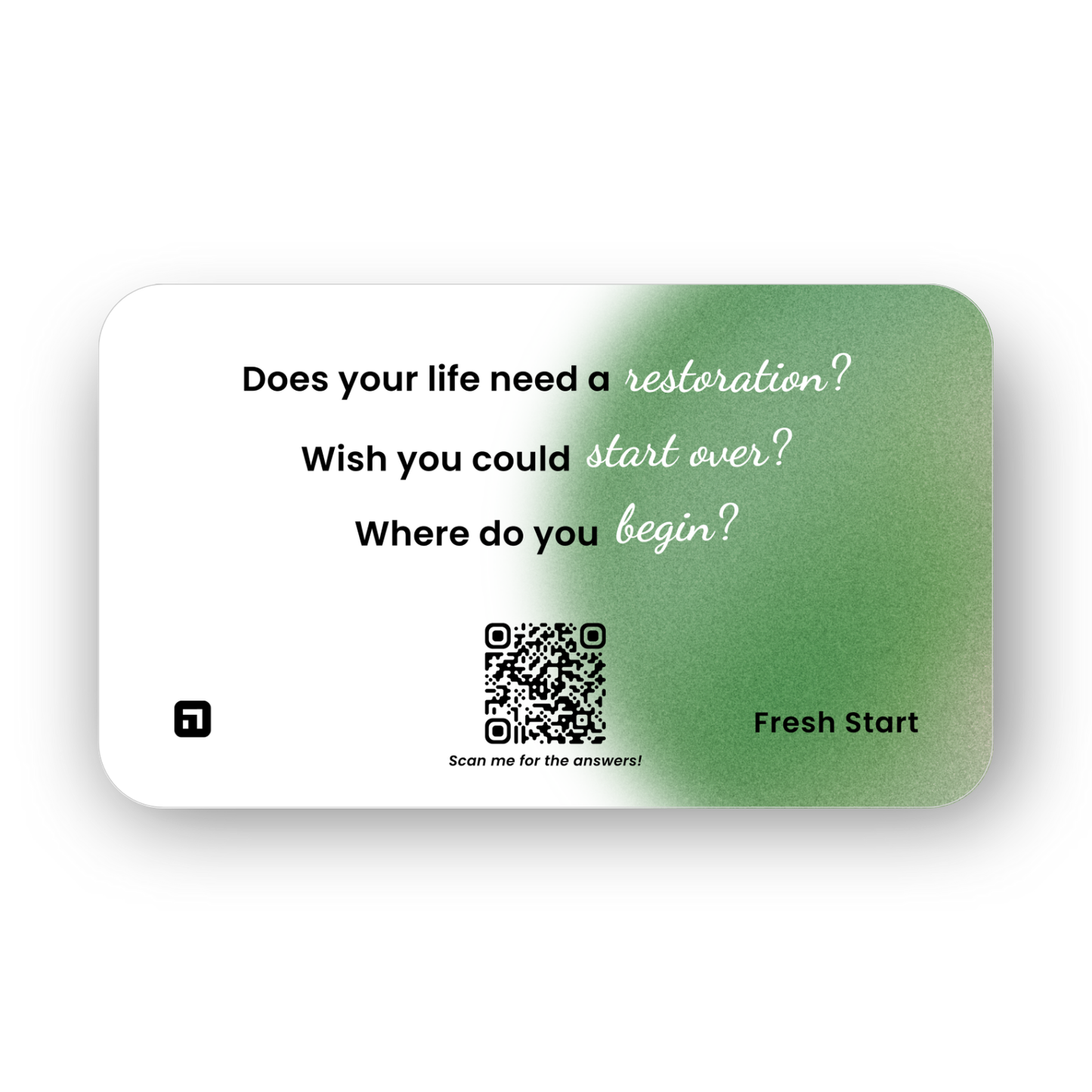Fresh Start Card (50-Pack)
