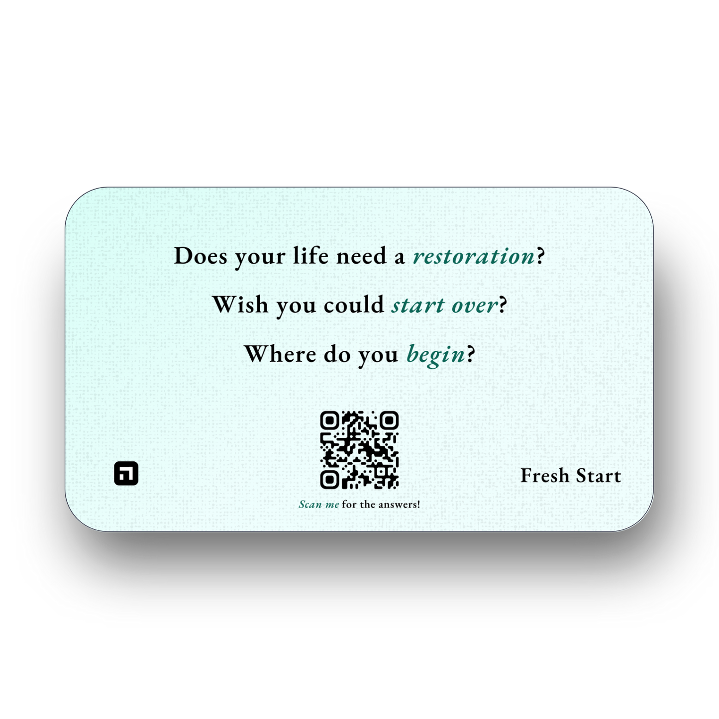 Fresh Start Card (50-Pack)