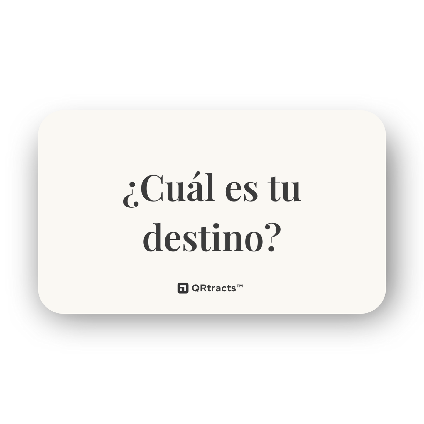 Elegant - Spanish QRtracts