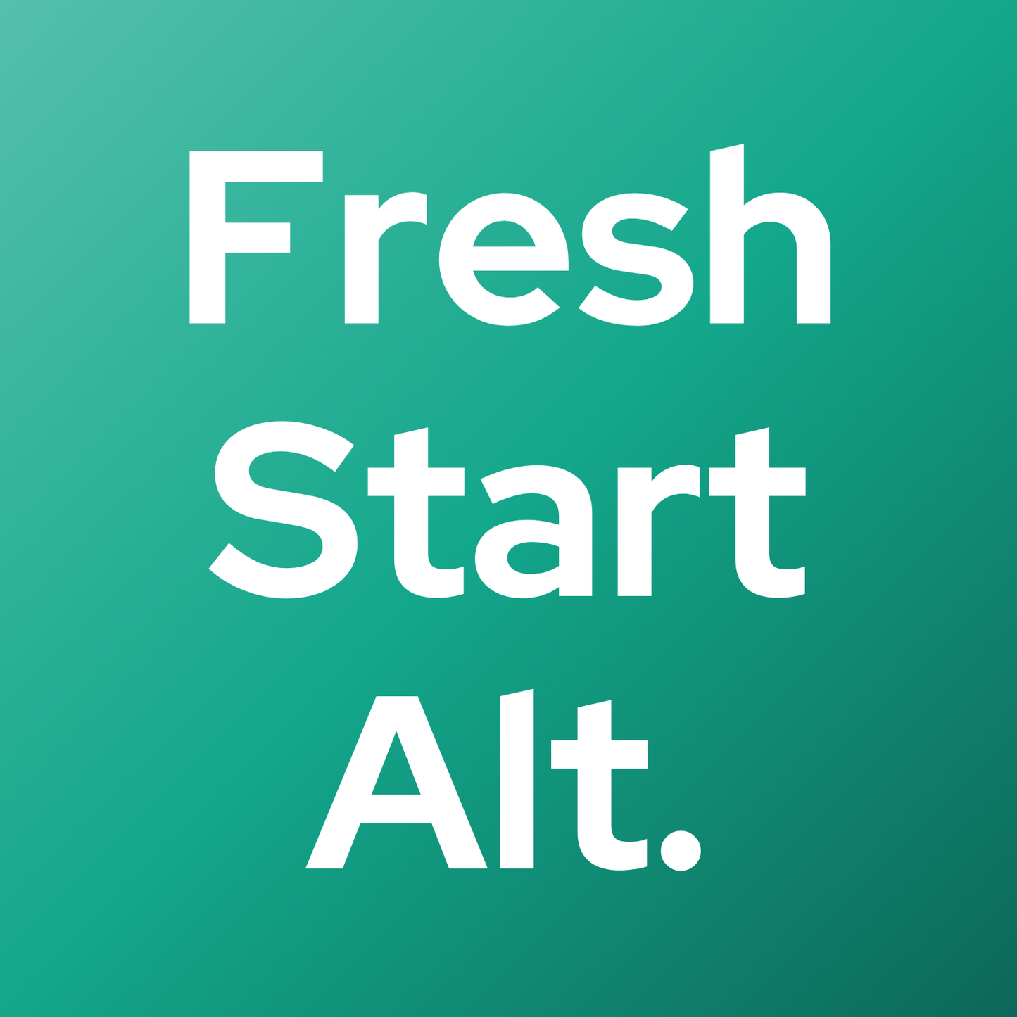 Fresh Start Alt. Language Card