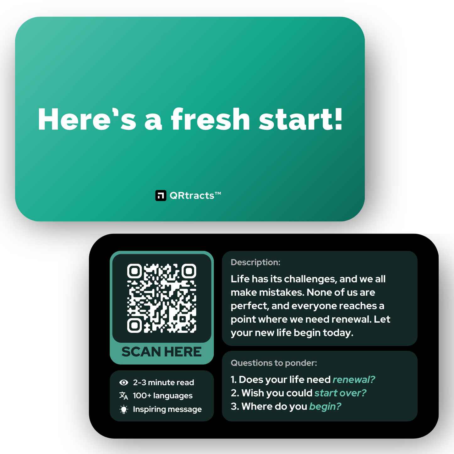 Fresh Start Card (50-Pack)