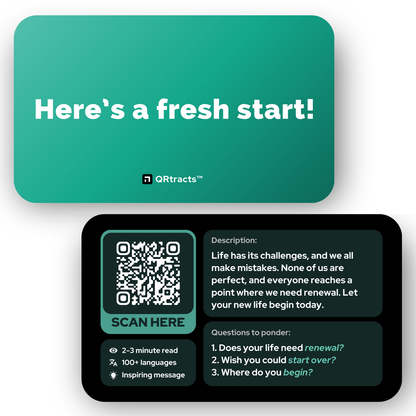 Fresh Start Card (50-Pack)