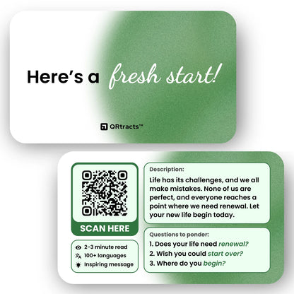 Fresh Start Card (50-Pack)